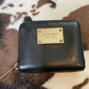 Michael Kors small zip up wallet